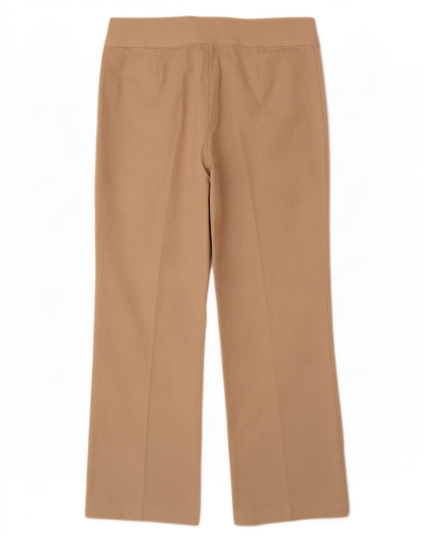 Pantaloni casual drepti pentru femei Marks & Spencer UK 14 Large W34 L30 Bej