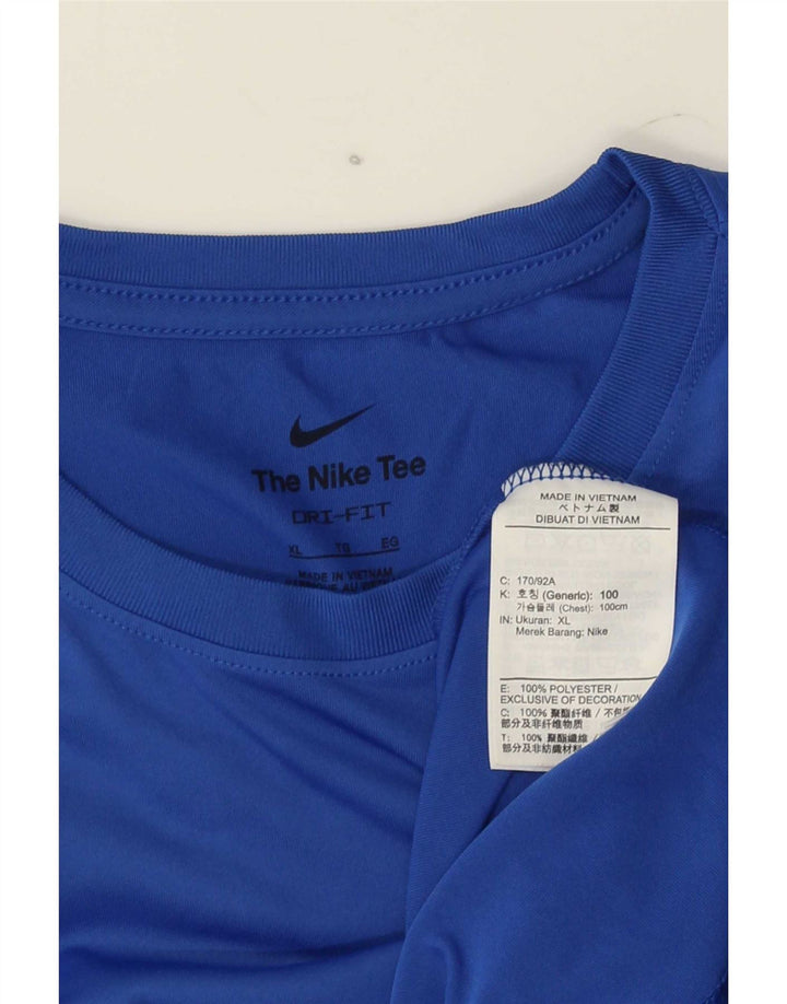 Tricou pentru bărbați Nike Dri Fit Top XL, albastru, poliester