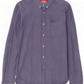 Superdry Mens Shirt Large Blue Cotton