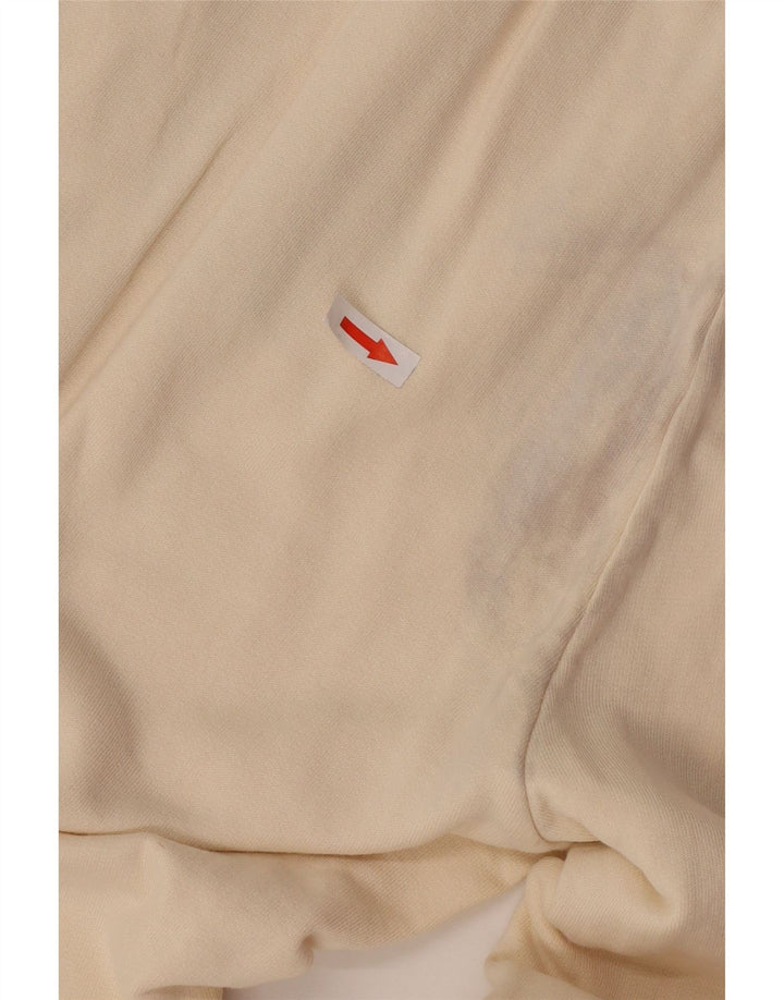 Zara Womens Tracksuit Trousers Joggers UK 12 Medium Off White