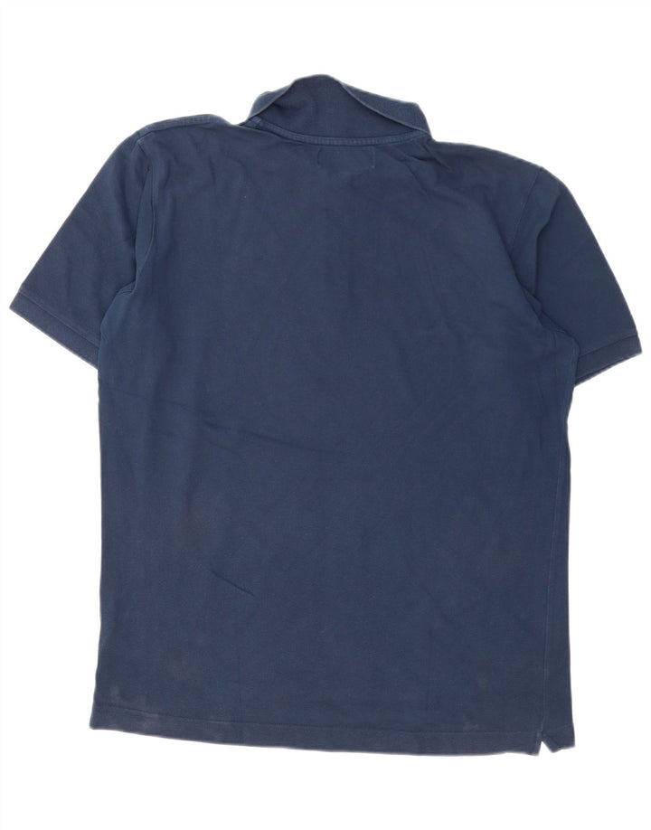 Kappa Mens Polo Shirt Large Navy Blue Cotton