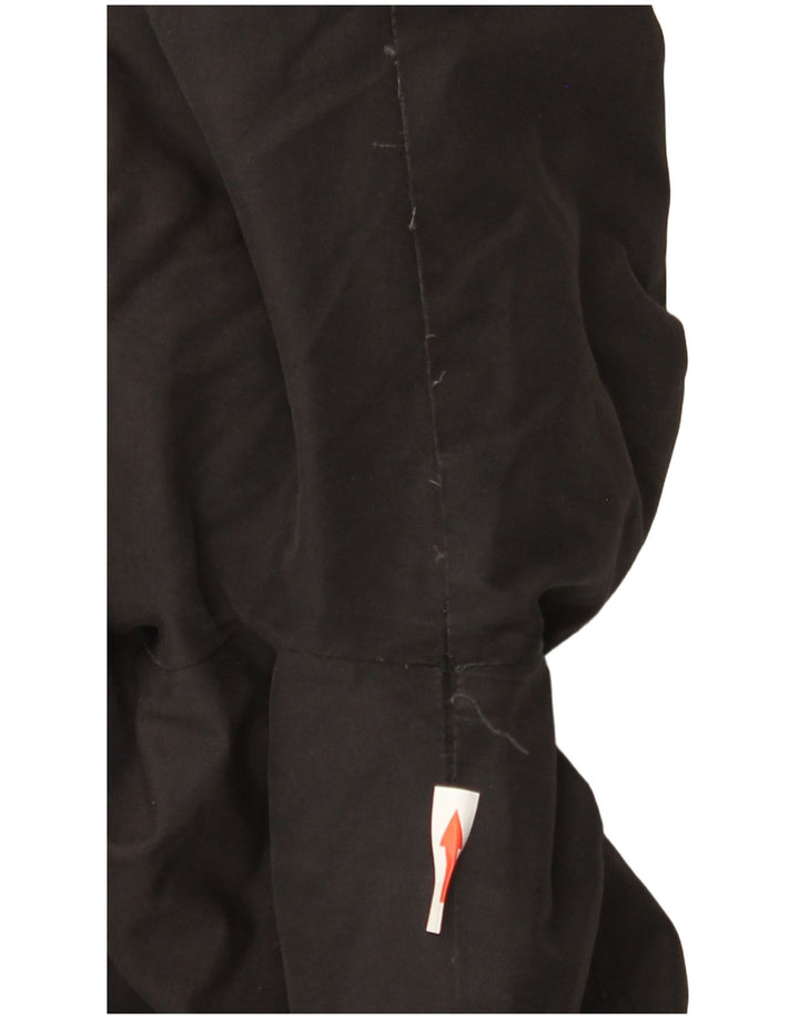 Canadian Womens Hooded Parka Jacket EU 42 Medium Black Cotton