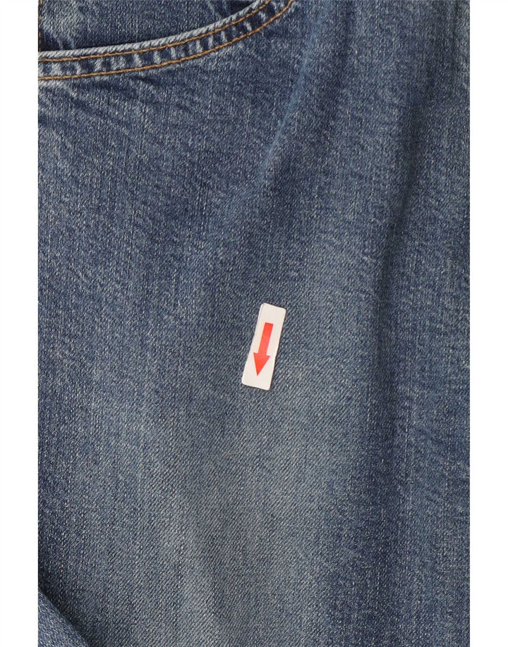Levi's Womens 525 Flared Jeans W28 L34 Blue Cotton
