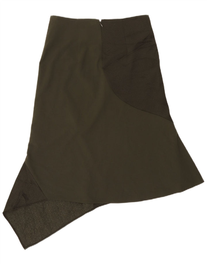 Gonna asimmetrica da donna Cos EU 38 media W30 poliestere kaki