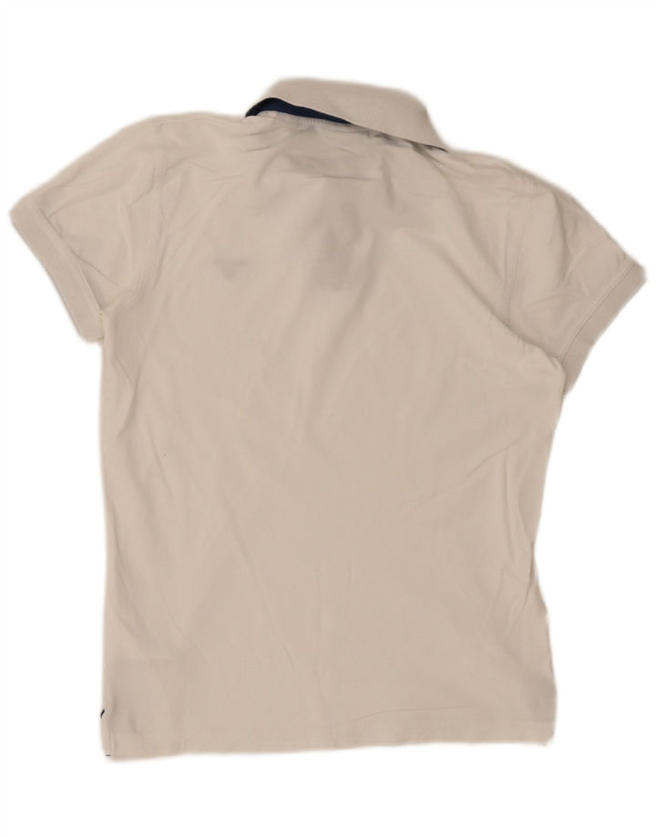 Gant Mens Polo Shirt Small White Cotton