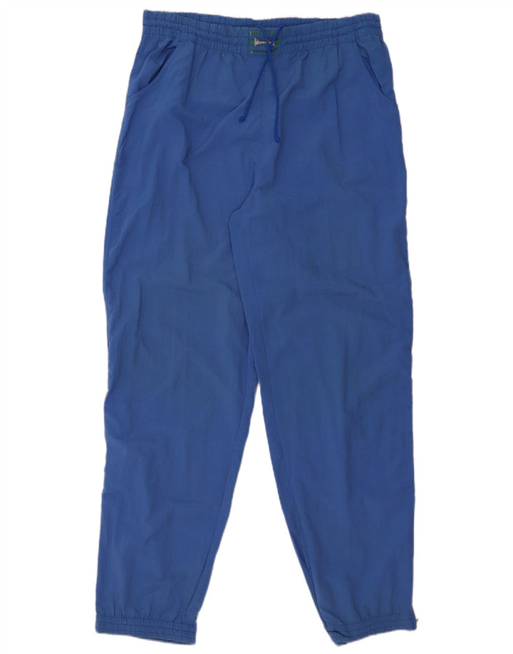 Crane Mens Tracksuit Trousers Joggers Large  Blue Polyamide