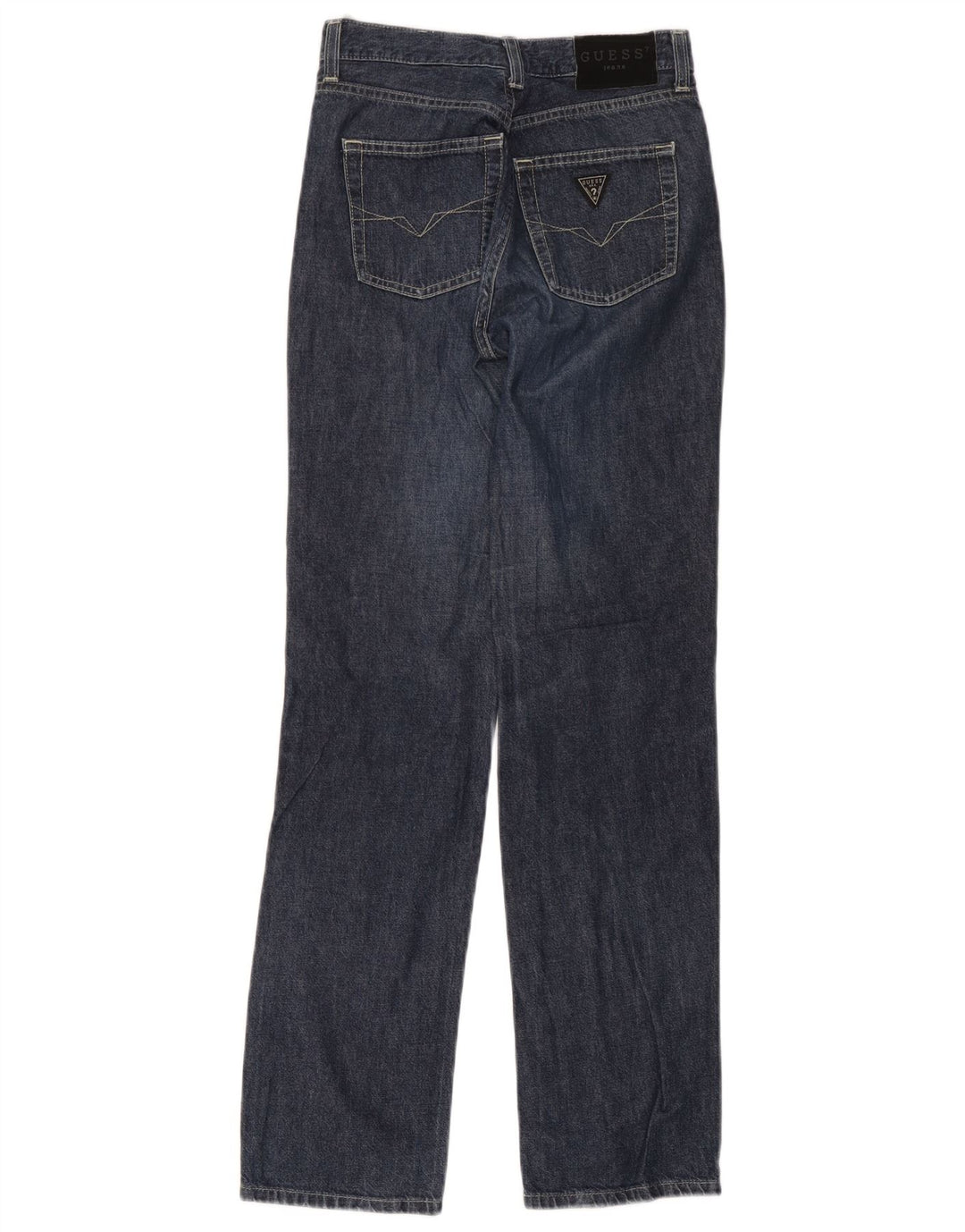 Guess Jean Droit Femme W27 L30 Bleu Coton