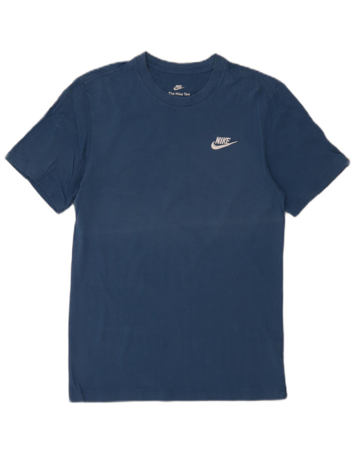 Nike Mens T-Shirt Top XS Blue Cotton