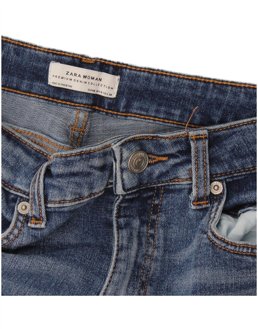 Zara Womens Skinny Jeans EU 40 Medium W30 L27 Blue