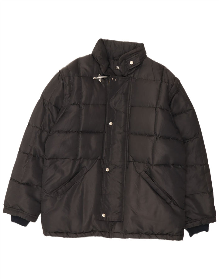 Lennards Chaqueta acolchada para hombre UK 40 Large Nylon negro