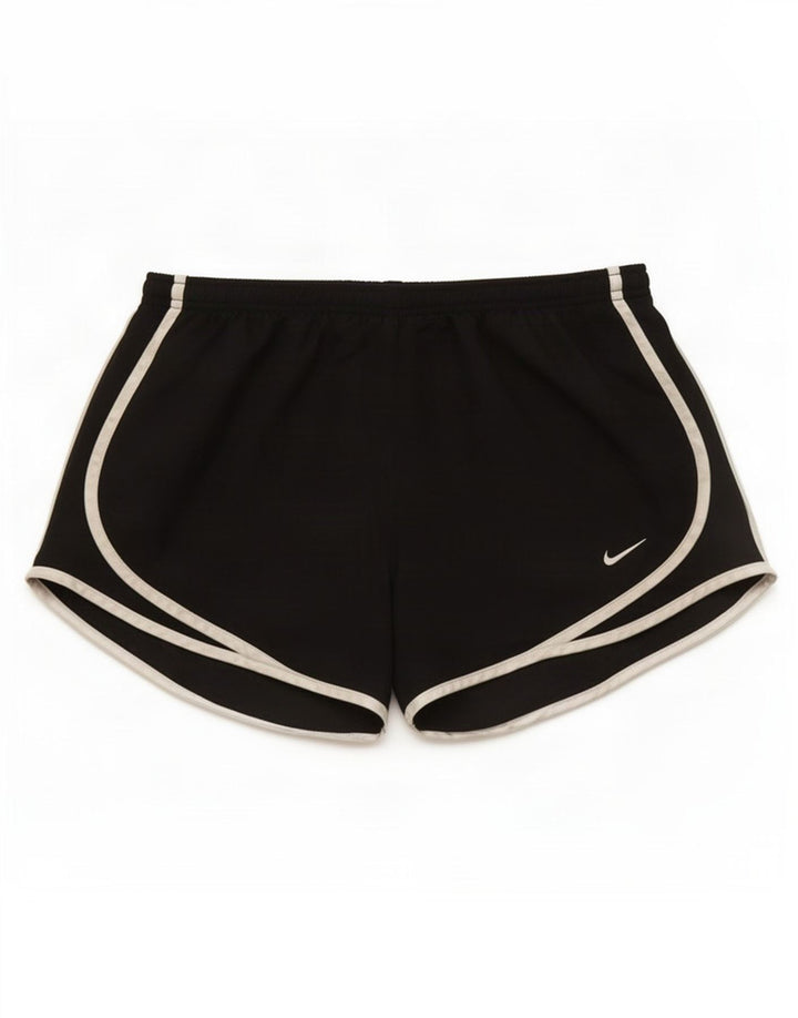Pantaloncini sportivi Nike da donna Dri Fit UK 12 medio nero poliestere