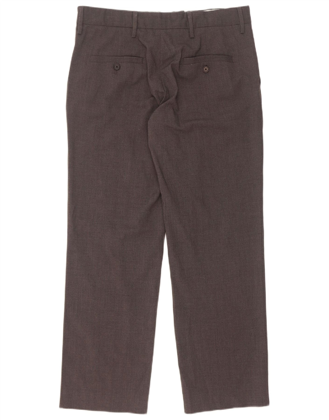 Zara Mens Straight Casual Trousers Medium W32 L29 Grey Polyester