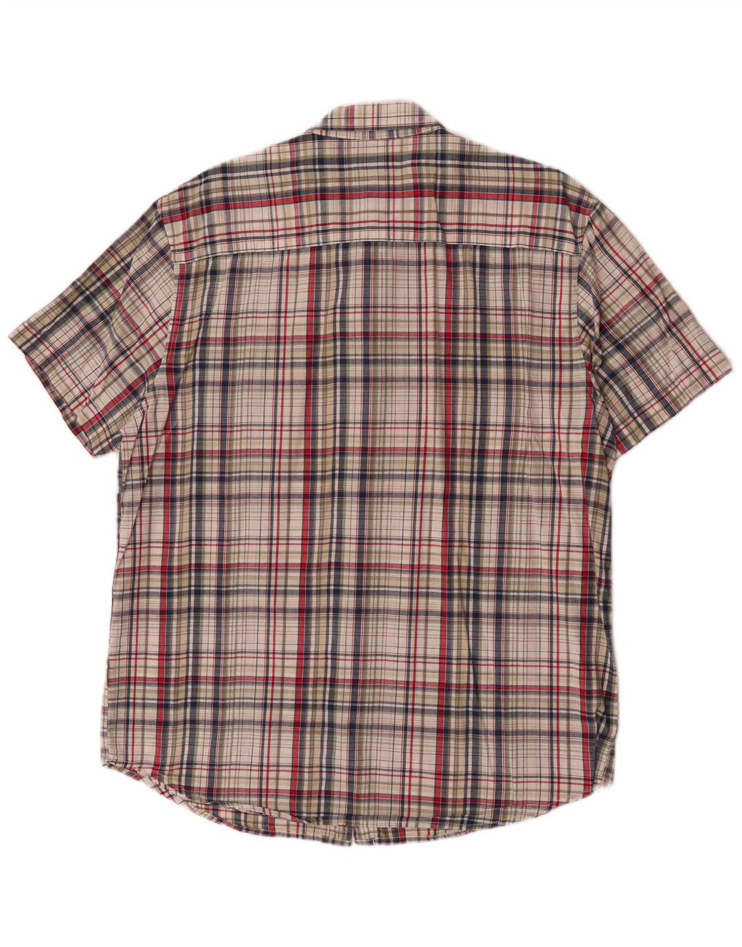 Wrangler Mens Short Sleeve Shirt XL Multicoloured Check Cotton