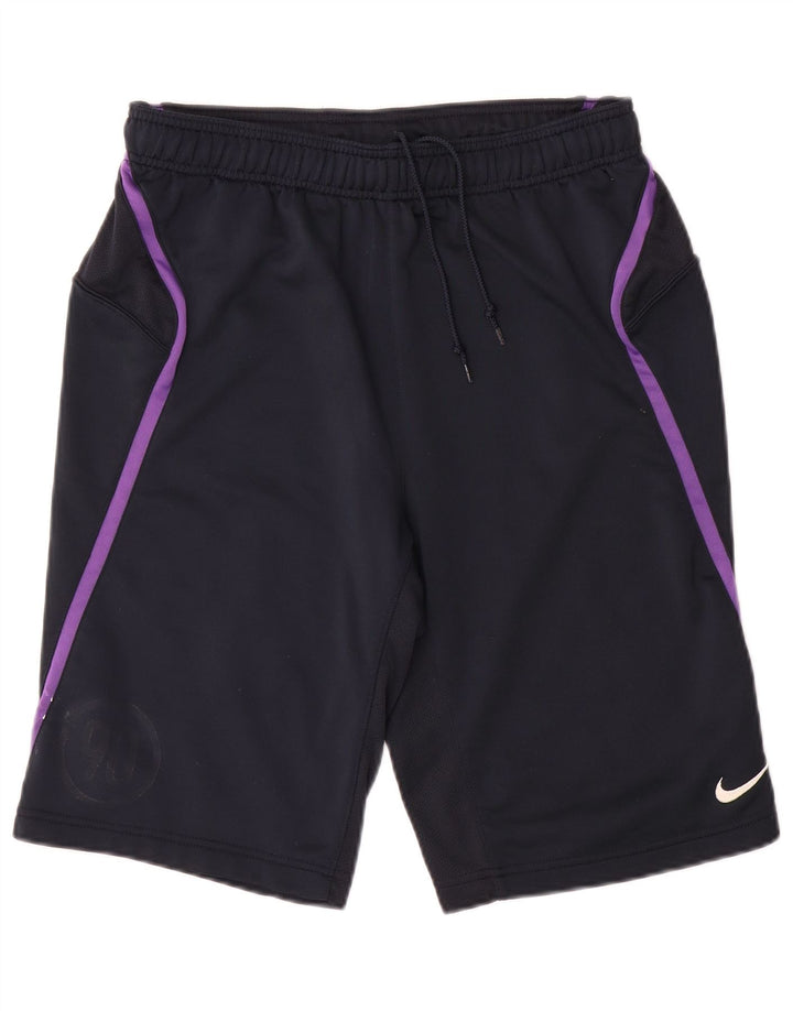 Nike Mens Sport Shorts Medium Navy Blue Colourblock Polyester