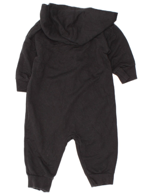 Nike Baby Boys Graphic Hooded Jumpsuit 3-6 Months Black Cotton