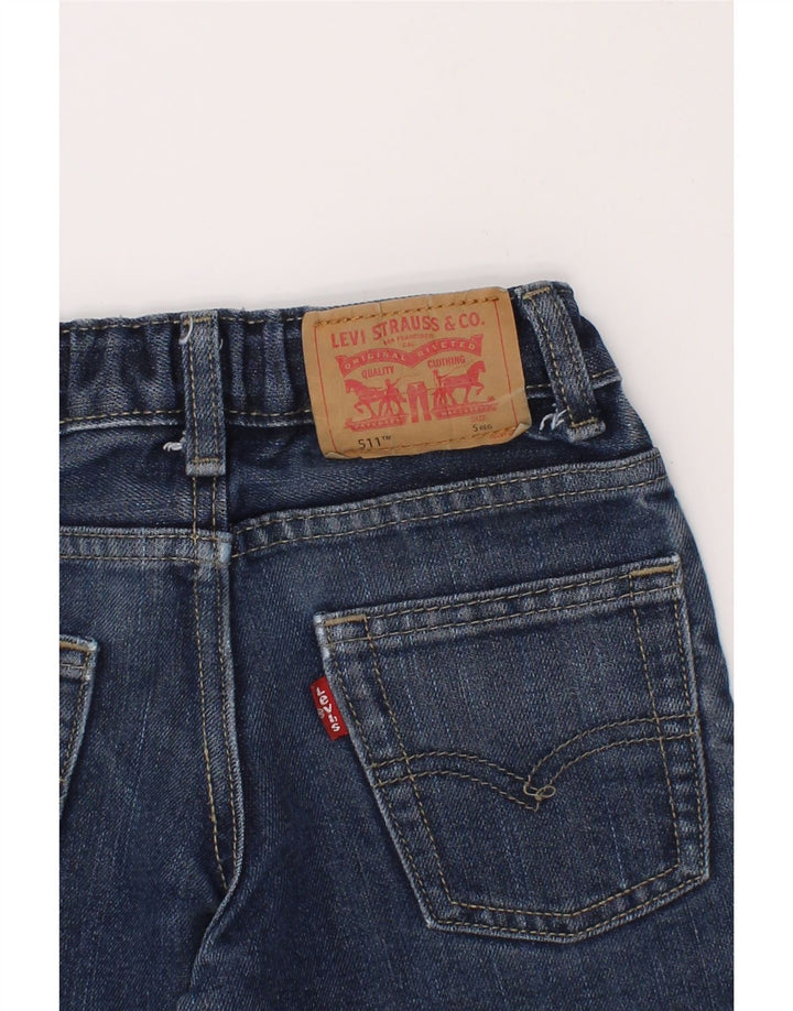 LEVI'S Boys 511 Slim Jeans 4-5 Years W20 L18  Blue Cotton Vintage Levi's and Second-Hand Levi's from Messina Hembry 