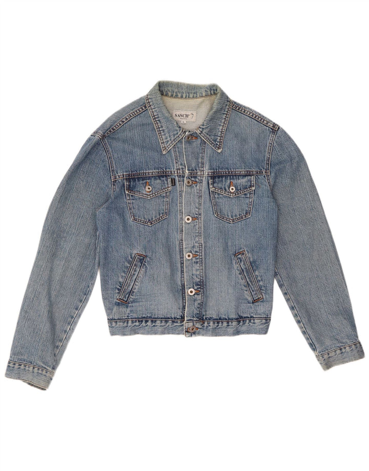 SASCH Womens Denim Jacket UK 18 XL Blue