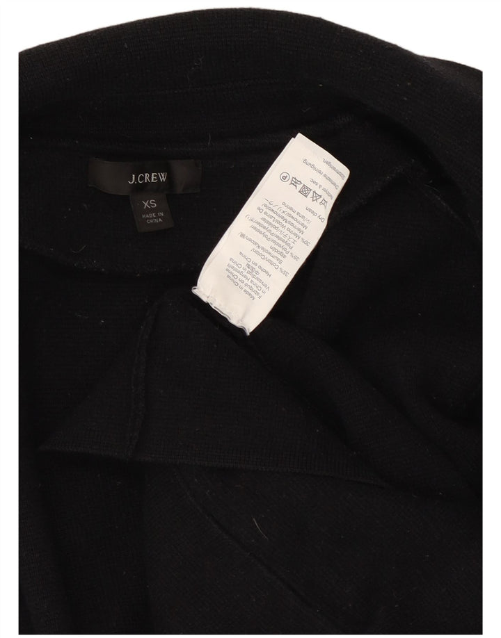J. Crew Veste blazer ouverte surdimensionnée à manches 3/4 pour femme UK 6 XS Bleu marine
