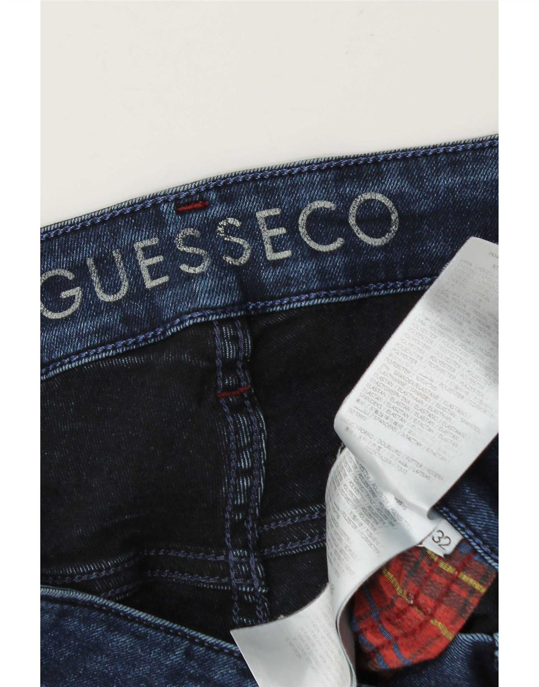 Męskie jeansy Guess W32 L30 Niebieski Lyocell