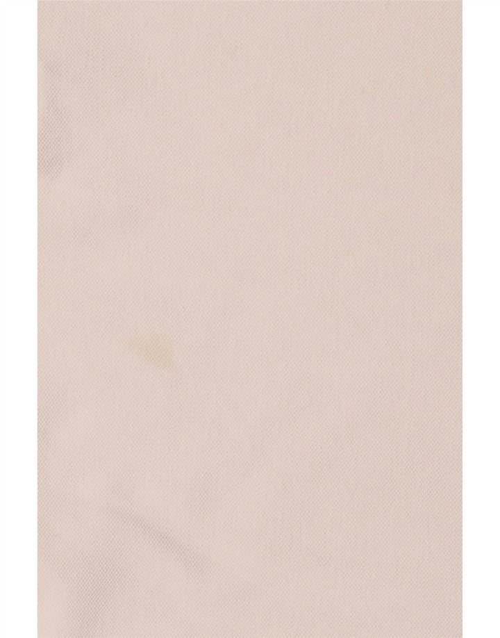 Kappa Herren-Langarm-Poloshirt aus mittelweißer Baumwolle