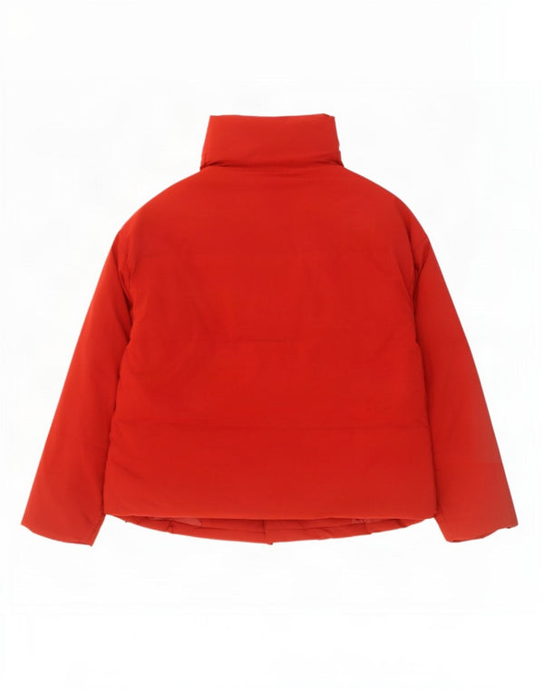 John Lewis Veste matelassée surdimensionnée pour femme UK 16 Large Rouge Polyester