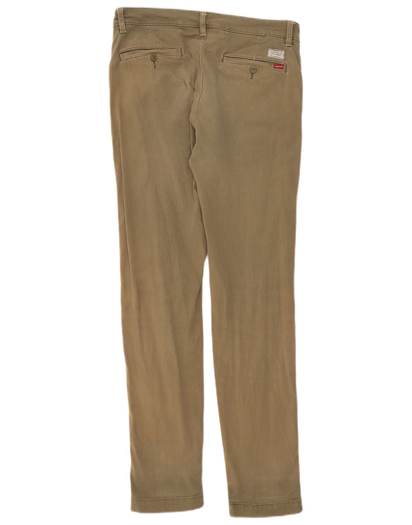 Pantaloni chino Levi's da uomo con vestibilità standard affusolata W32 L34 cotone kaki