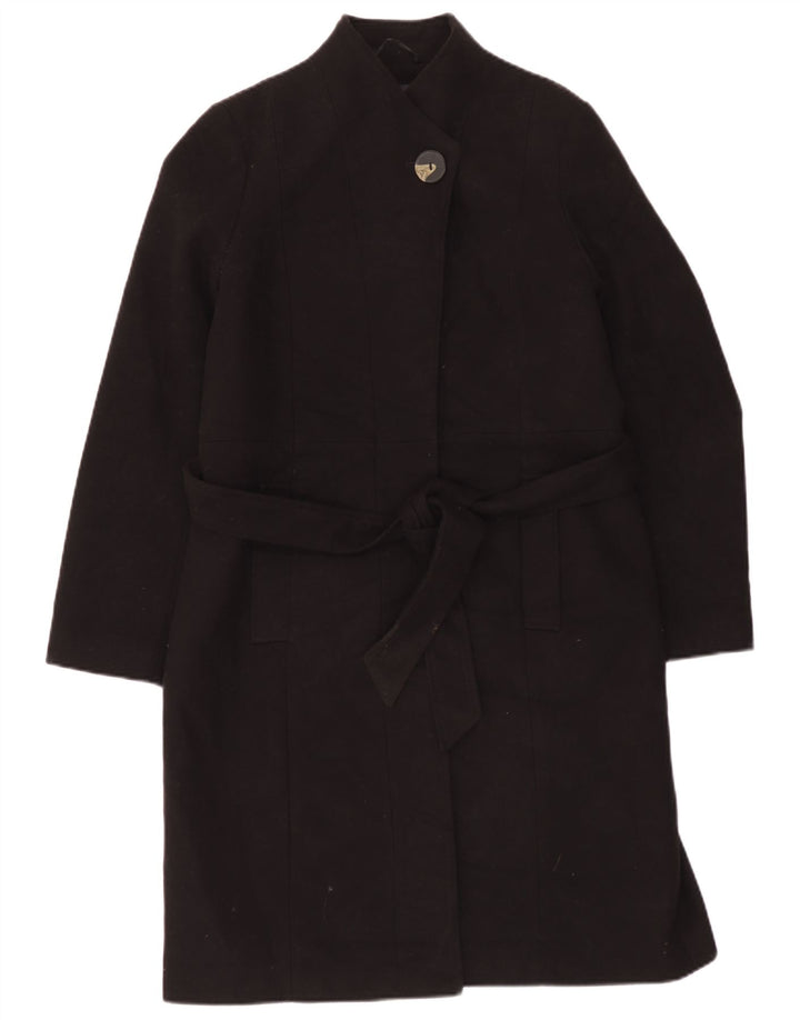 Marks & Spencer Abrigo para mujer UK 44 Grande Poliéster negro