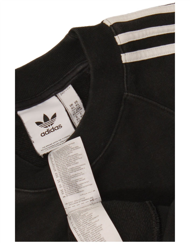 Adidas Mens Sweatshirt Jumper XS Black Cotton