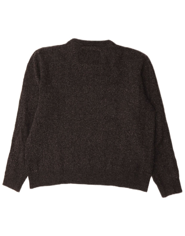 Jack Wills Herre Crew Neck Jumper Sweater Medium Grey Merino Wool
