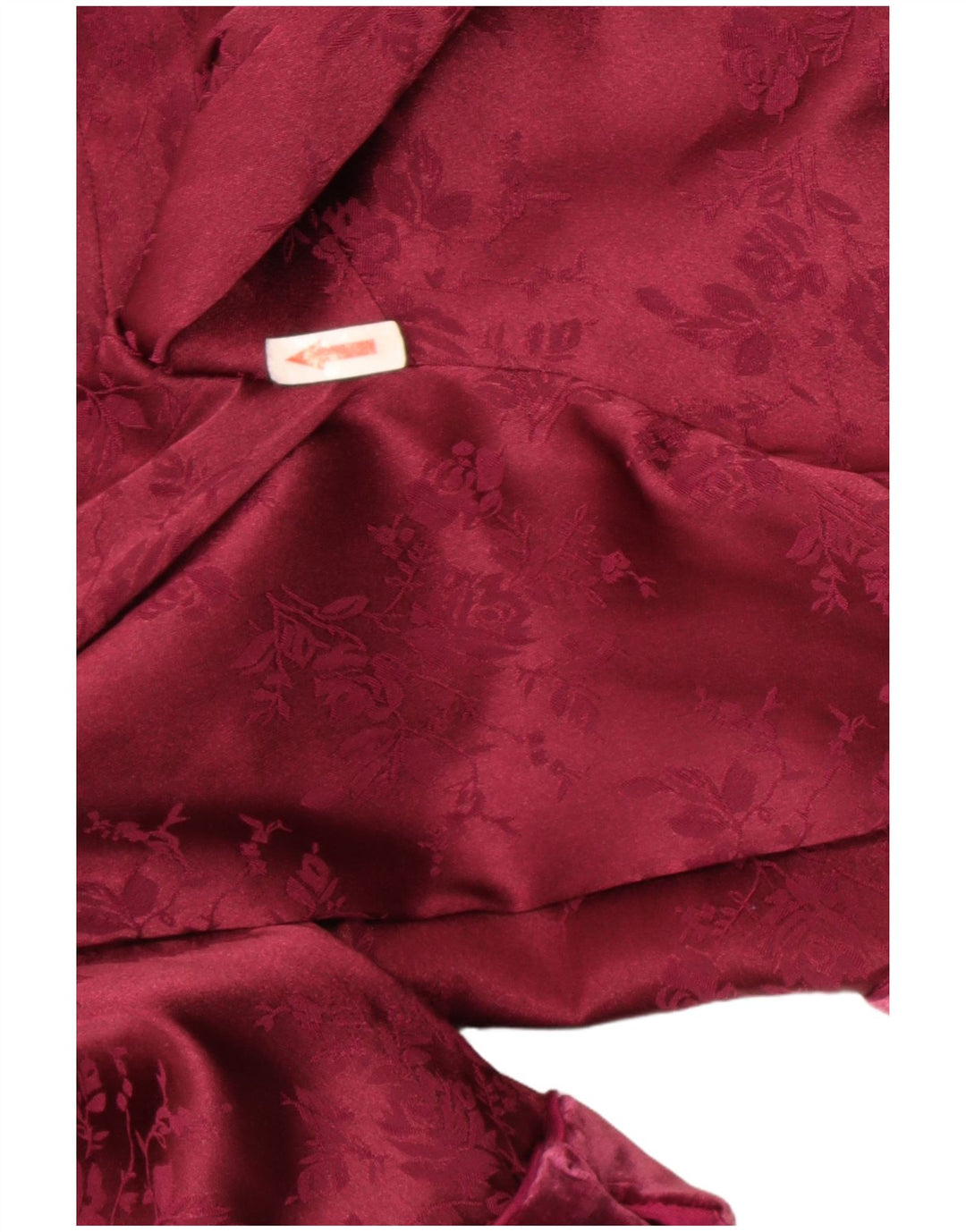 Blunauta Womens 3 Button Oversized Blazer Jacket IT 38 XS Burgundy Floral