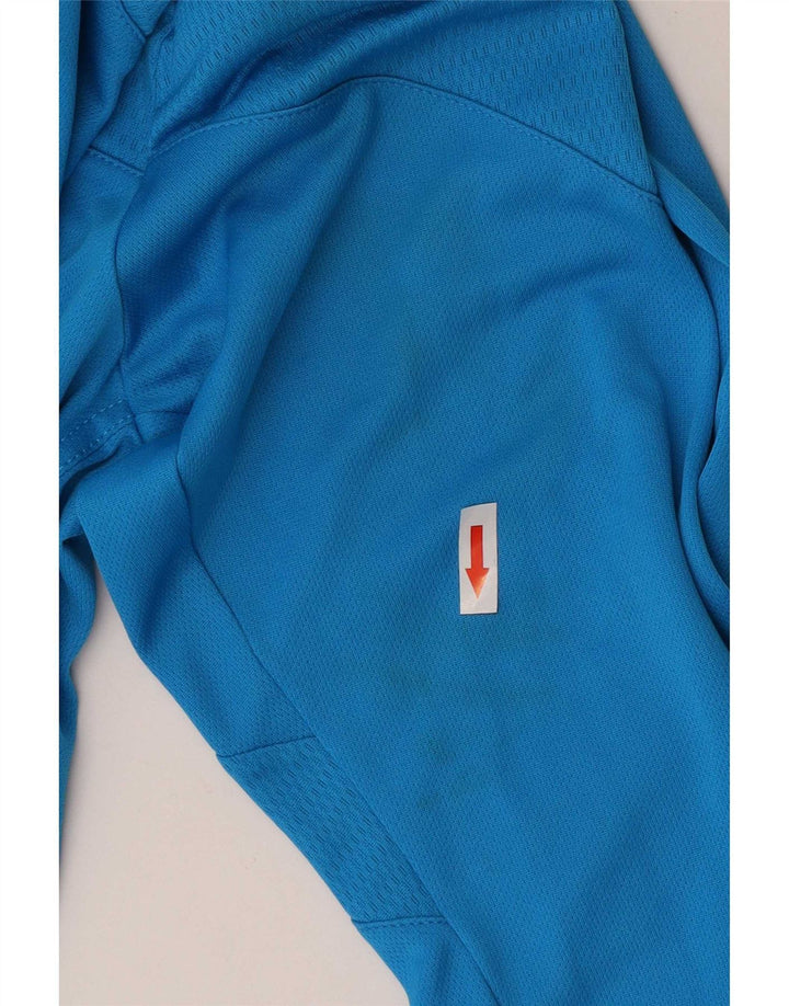 Adidas Uomo Climalite Top Manica Lunga XL Blu Poliestere