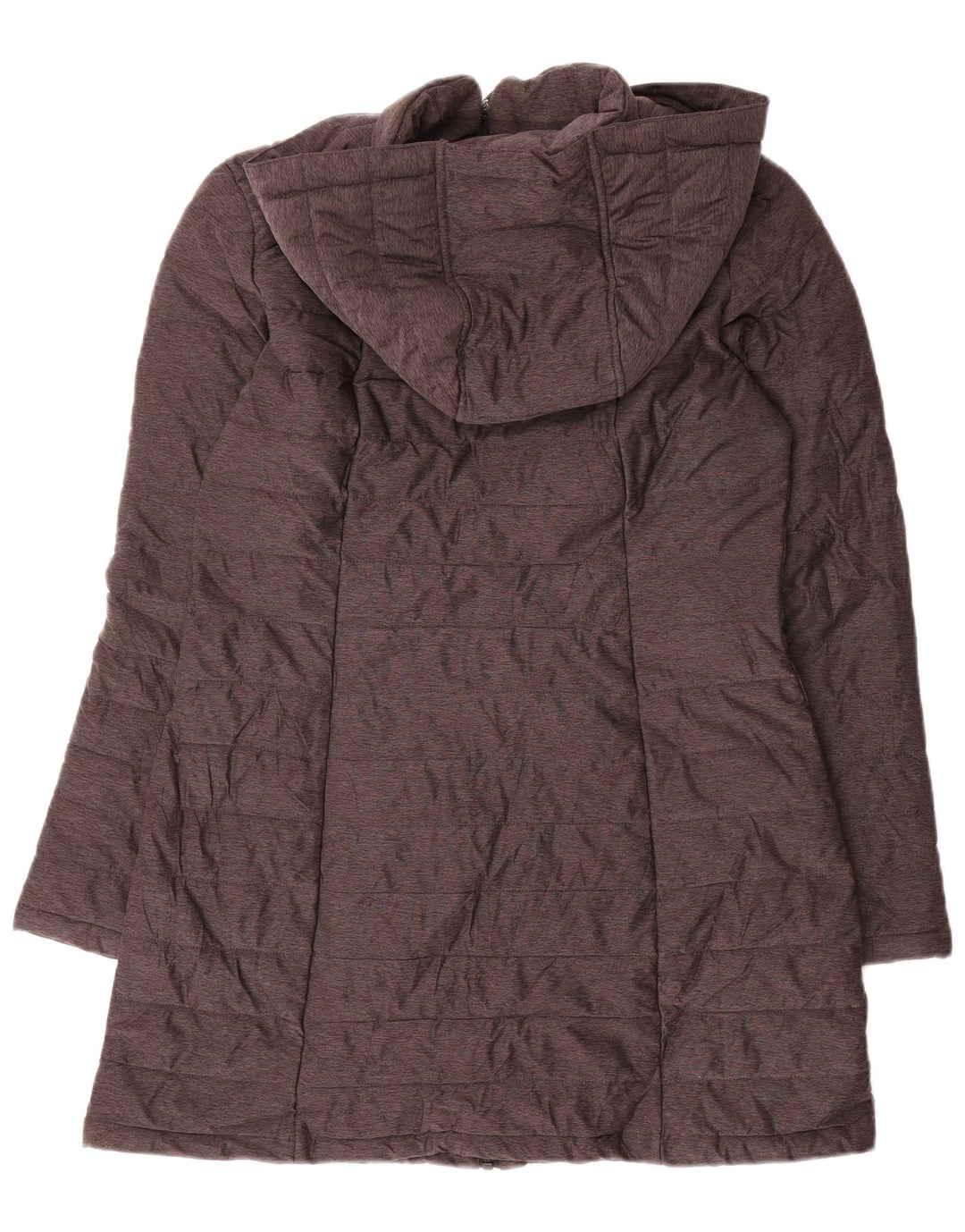 Cappotto imbottito con cappuccio da donna Nautica UK 10 piccolo poliestere grigio