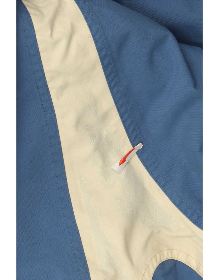 Helly Hansen Mens Hooded Windbreaker Jacket UK 40 Large Blue Colourblock