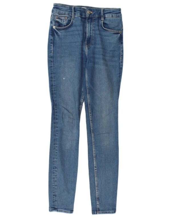 Zara Damen Skinny Jeans EU 34 2XS W24 L28 Blau