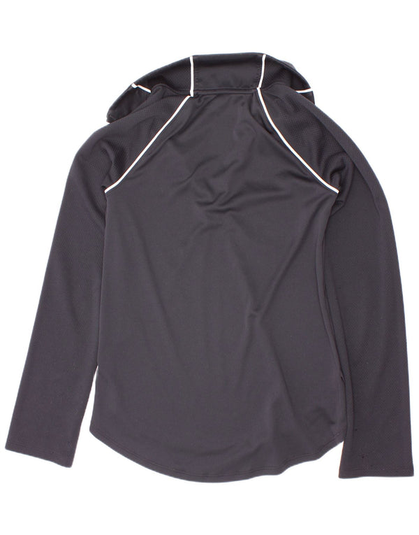 Under Armour piger udstyret grafisk top langærmet 9-10 år medium sort