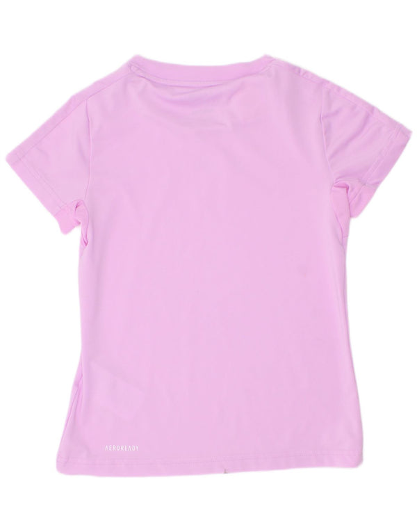 Adidas Camiseta Aeroready Niñas 7-8 Años Morado Poliéster