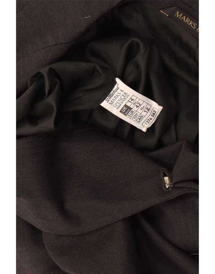Marks & Spencer pentru femei St. Michael Blazer Jacket UK 14 Large Gri