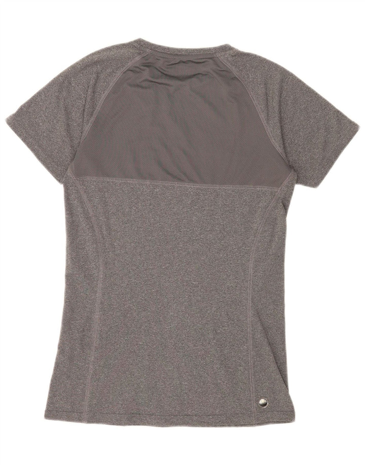 Ellesse Γυναικείο γραφικό T-Shirt Top UK 12 Medium Grey Polyester