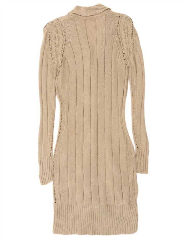 Whistler Womens Longline Cardigan Sweater UK 14 Medium Grey