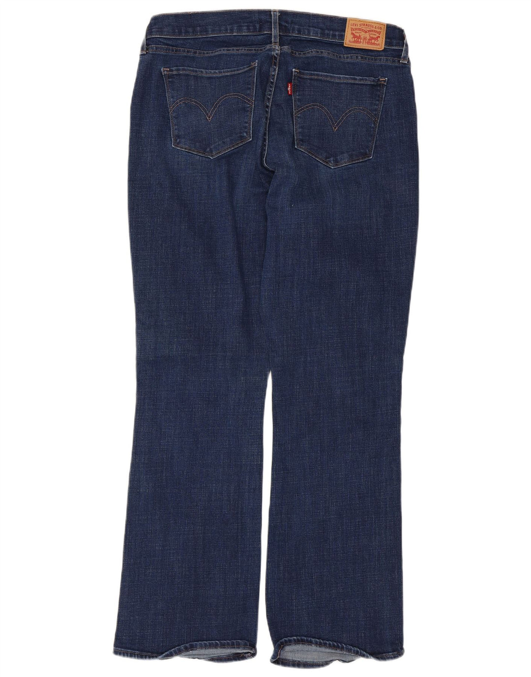 Levi's Womens Curvy Bootcut Jeans W33 L30 Blue Cotton