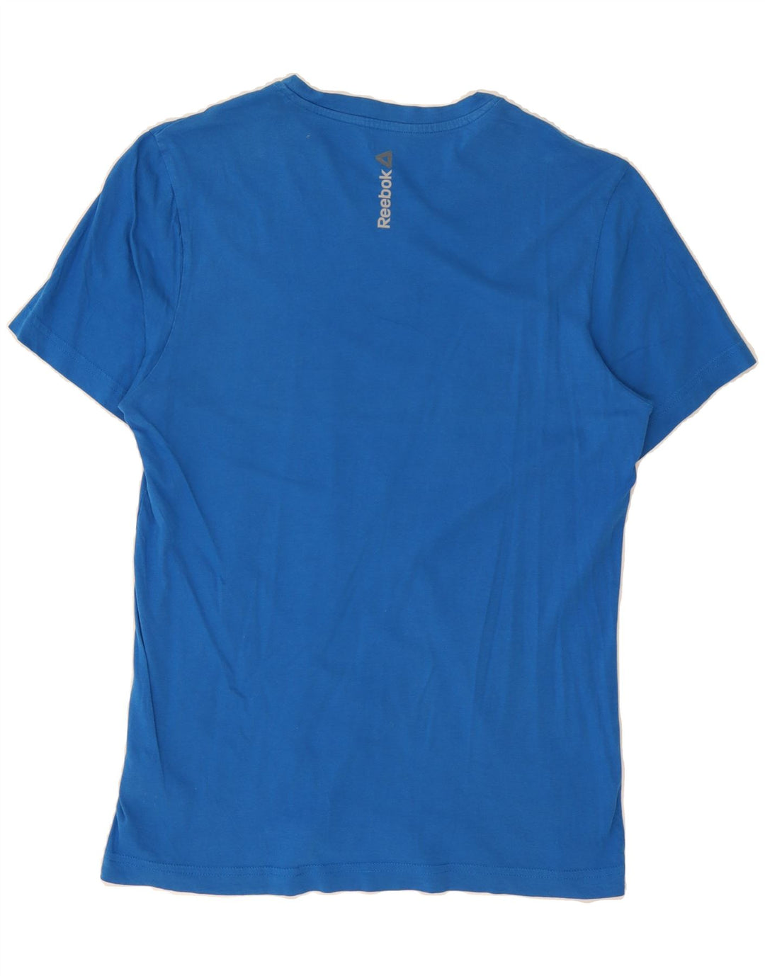 REEBOK Mens Graphic T-Shirt Top Medium Blue Cotton Vintage Reebok and Second-Hand Reebok from Messina Hembry 