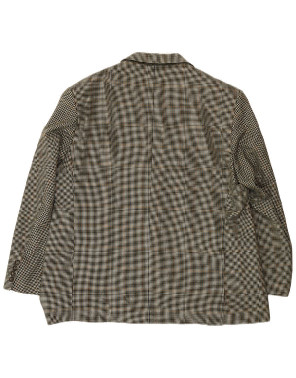 Мужской пиджак на двух пуговицах Marks & Spencer UK 46 XL зеленый с узором 