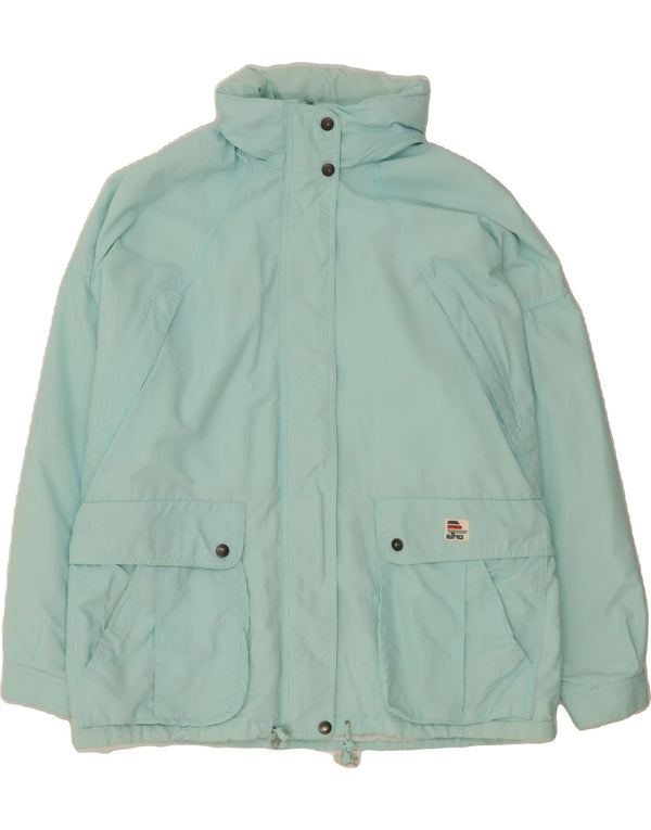 ELHO Womens Windbreaker Jacket US 14 XL Turquoise Polyamide