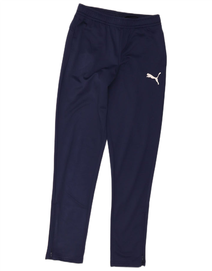 Puma Boys Tracksuit Trousers 13-14 Years Navy Blue