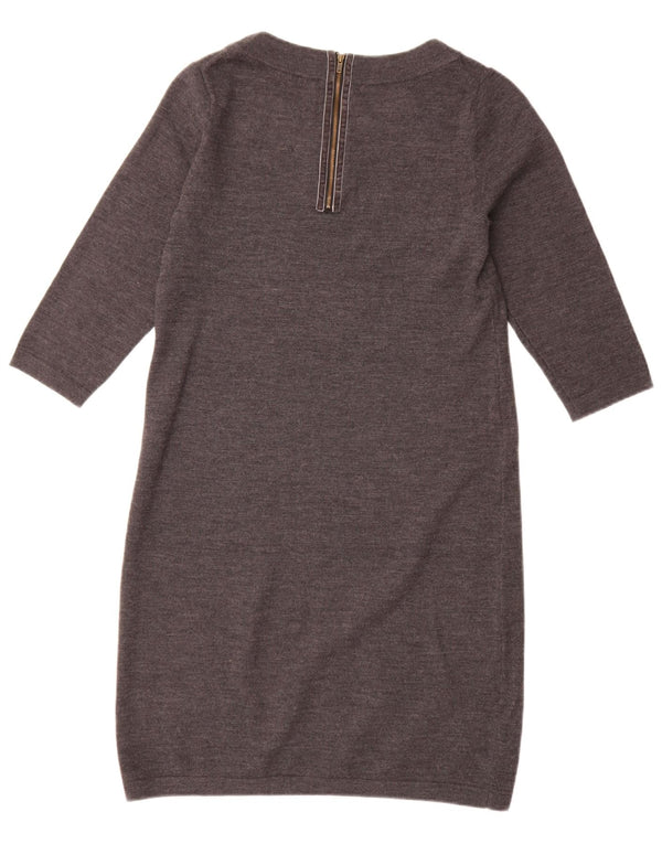 Abito maglione da donna con maniche a 3/4 Boden UK 12 Grigio medio