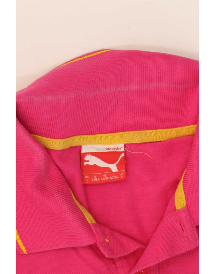 Polo Puma Para Hombre Grande Rosa