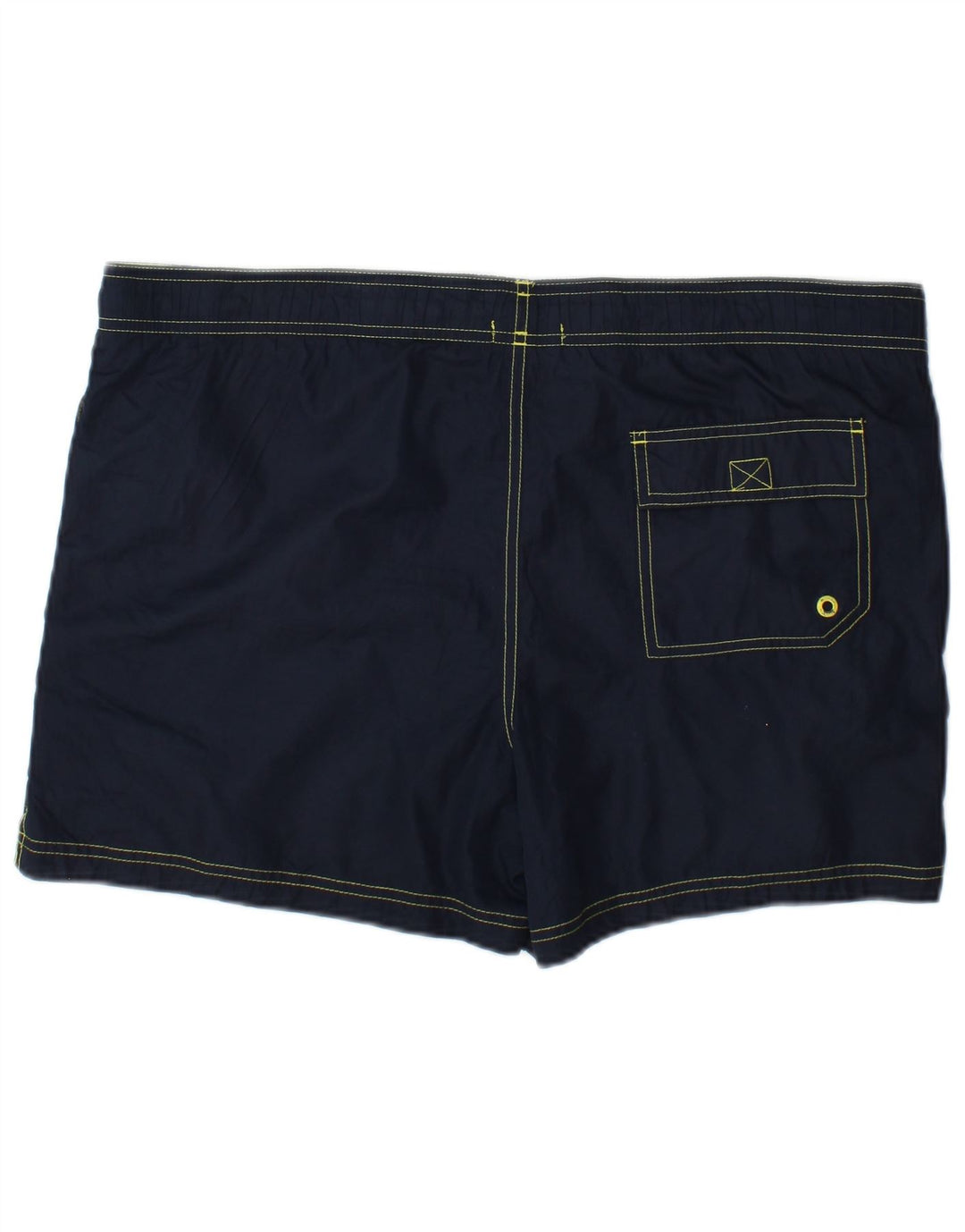Calvin Klein Herre grafiske svømmeshorts Medium Navy Blue Polyester