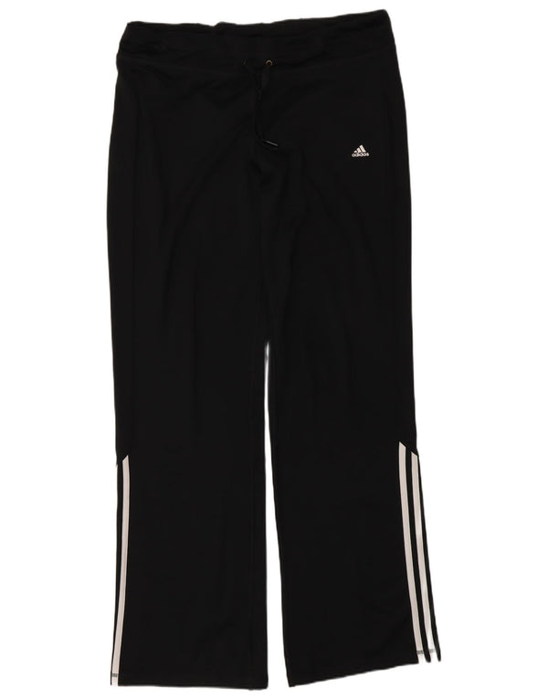 Adidas Pantalon de survêtement Climalite pour femme UK 16/18 Large Noir Polyester