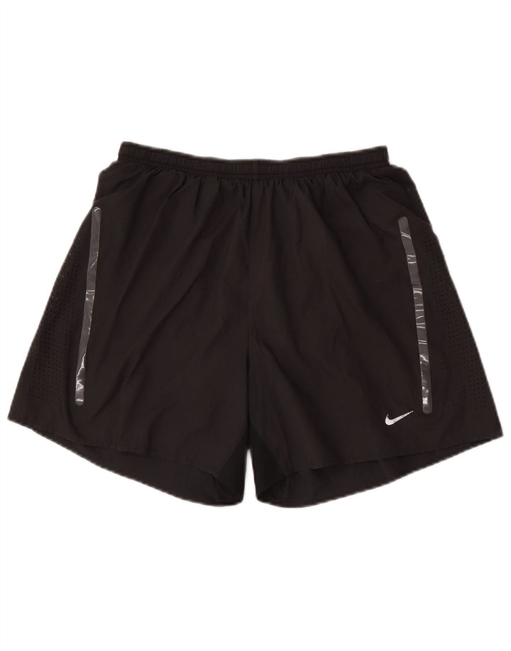 NIKE Mens Dri Fit Sport Shorts Medium  Black Polyester