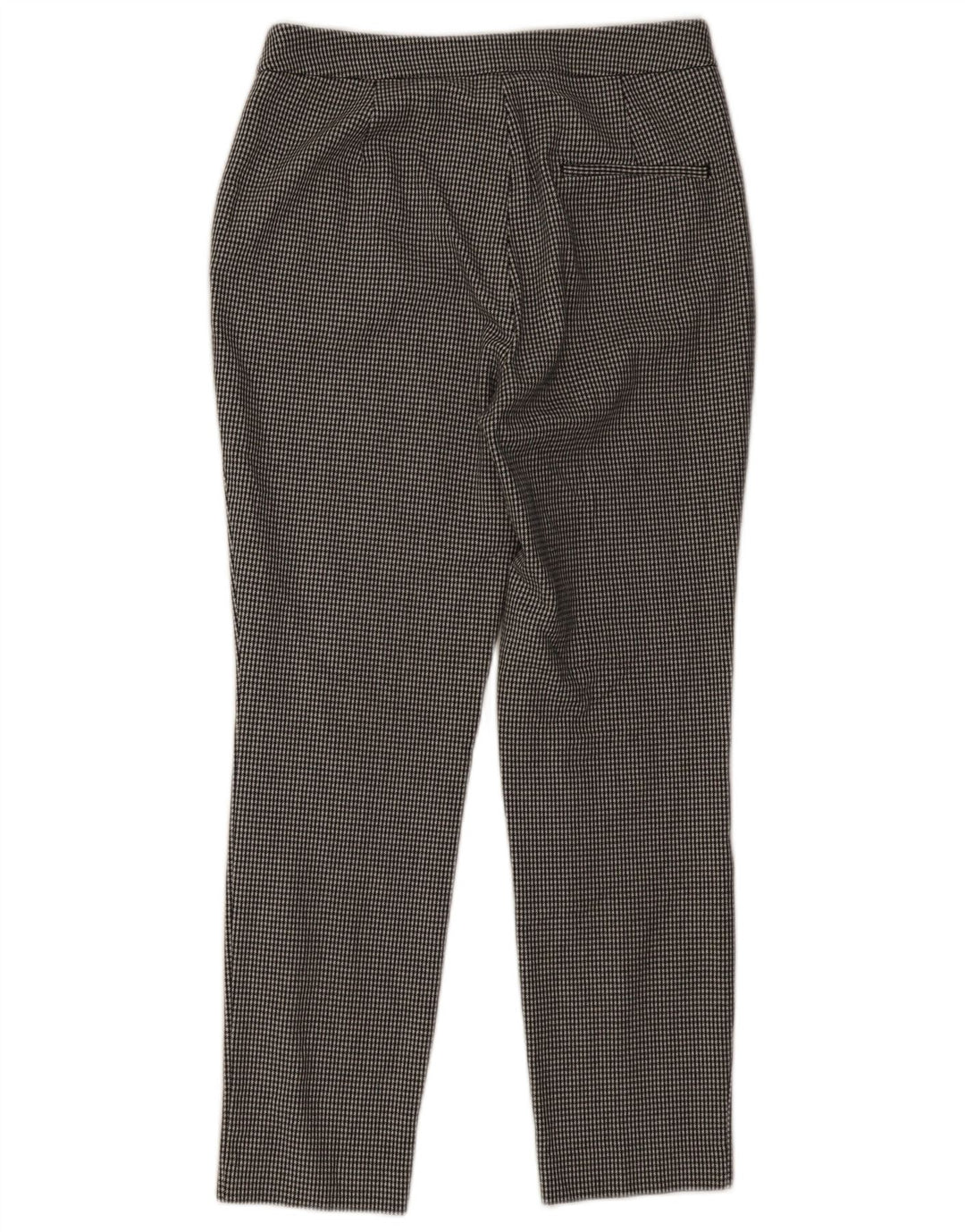 Zara Pantalon court slim pour femme Small W26 L26 Pied-de-poule noir